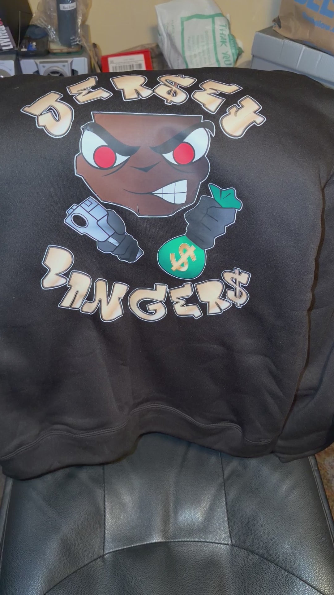Black hoodie